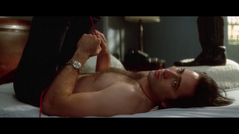 Nicolas Cage Shirtless and Hairy in Wild At Heart