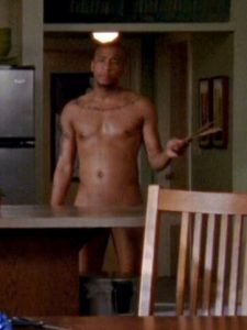 Shirtless Antwon Tanner from One Tree Hill