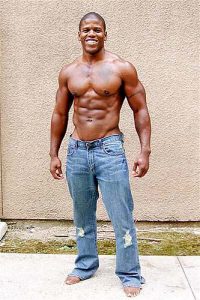 Shirtless Black Male Model Craig Davidson