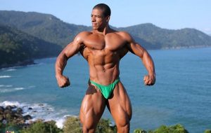 Shirtless Bodybuilder Jayson Hurtado